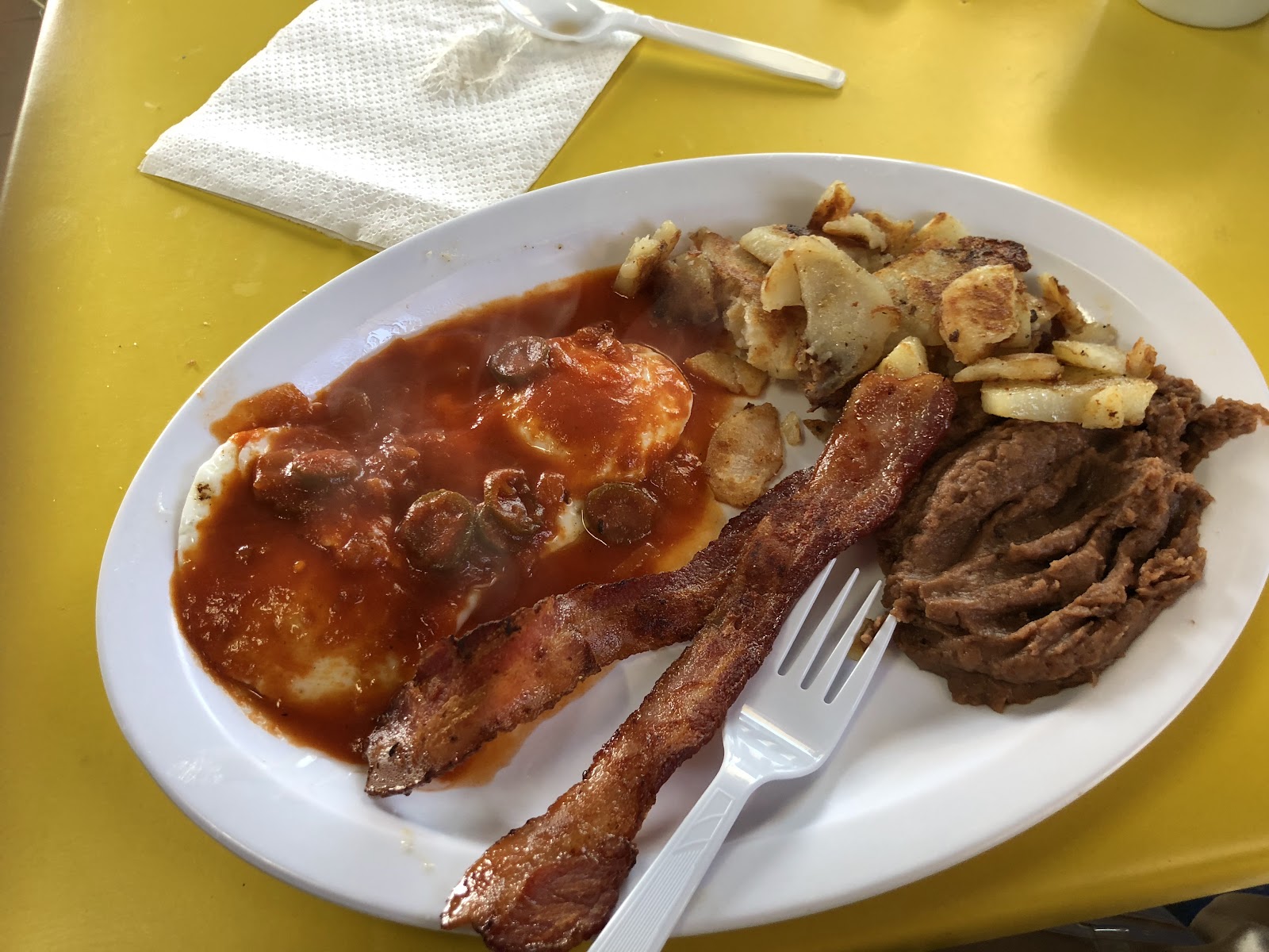 Breakfast plate at Irma's